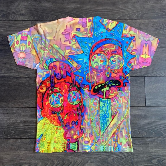 Rick & Morty acid tee - Picture 2 of 2